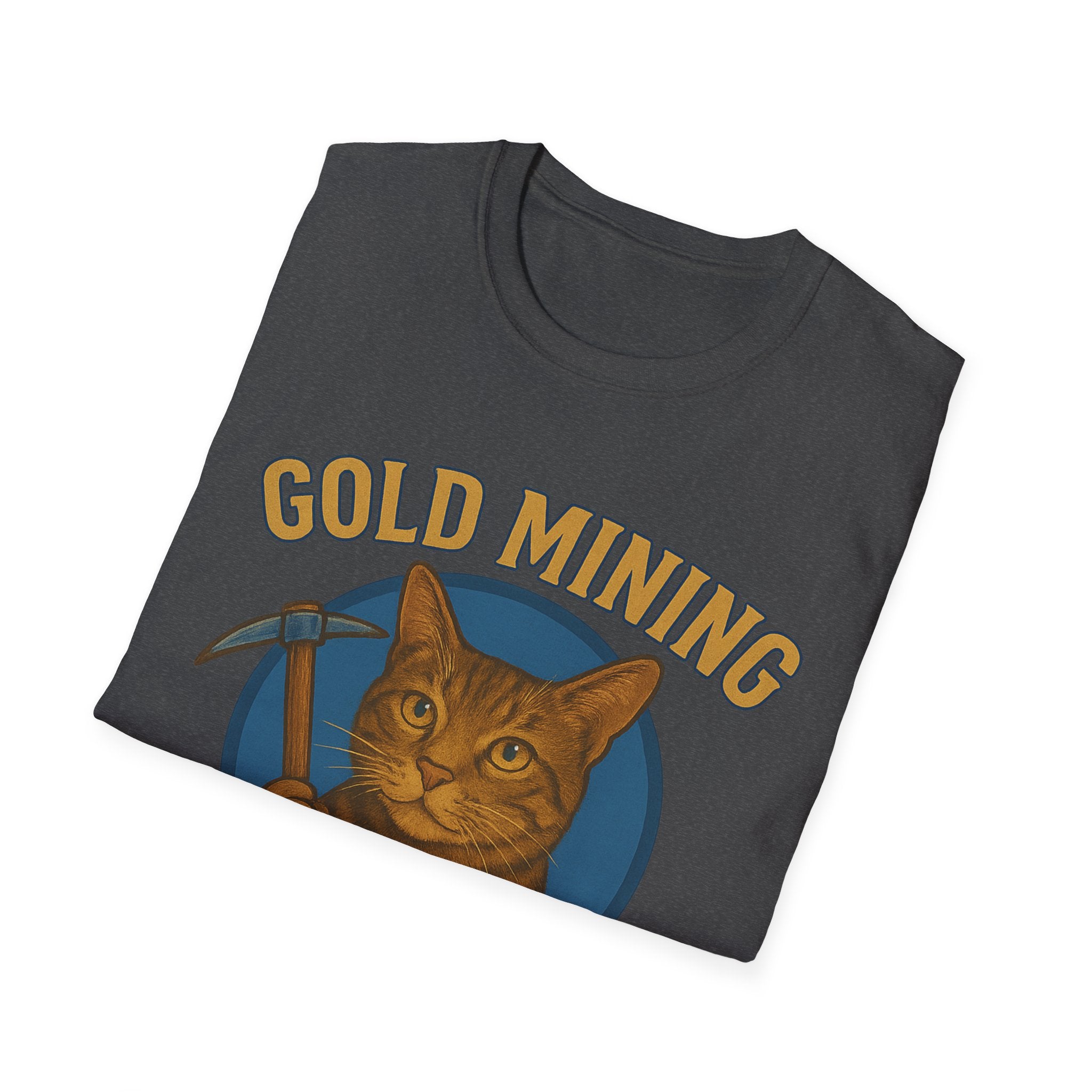 Gold Mining Cat T-Shirt